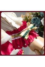 2XXT Cosplay Uma Musume Pretty Derby Mejiro Bright Starry Snow Lolita Christmas Cosplay Costume